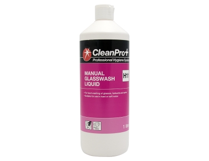 Clean Pro+ Manual Glasswash Liquid H11 - 1 Litre