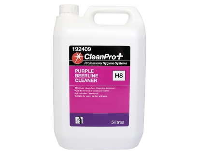 Clean Pro+ Purple Beerline Cleaner H8 - 5 Litres