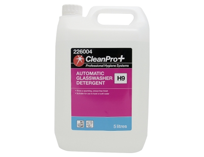 Clean Pro+ Automatic Glasswasher Detergent H9 - 5 Litres