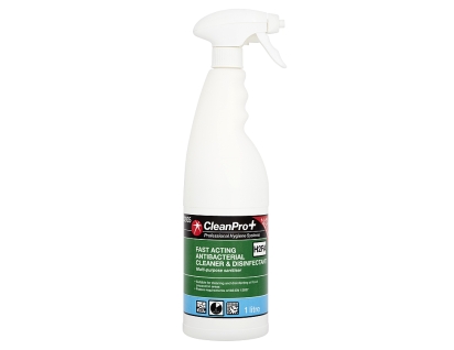Clean Pro+ Fast Acting Antibacterial Cleaner & Disinfectant Ready To Use H2FA - 1 Litre