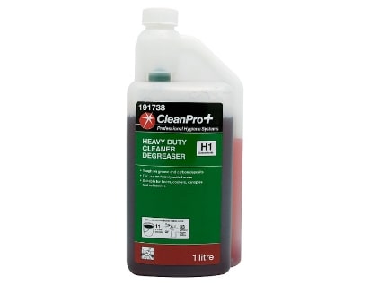 Clean Pro+ Heavy Duty Cleaner Degreaser H1 Concentrate 1 Litre