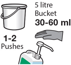 5 litre bucket 30-60ml