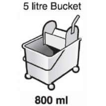 5 litre Bucket - 800ml