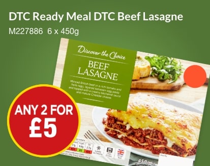 DTC Ready Meal DTC Beef Lasagne