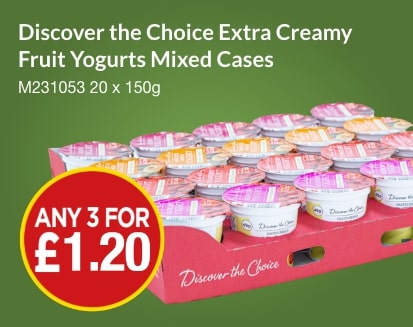Discover the Choice Extra Creamy Fruit Yogurts Mixed Cases