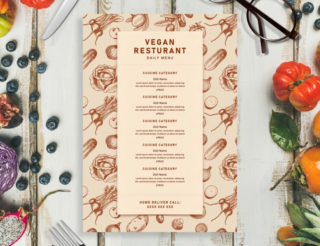 Vegan Menu