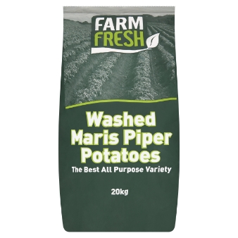 Farm Fresh Washed White Potatoes