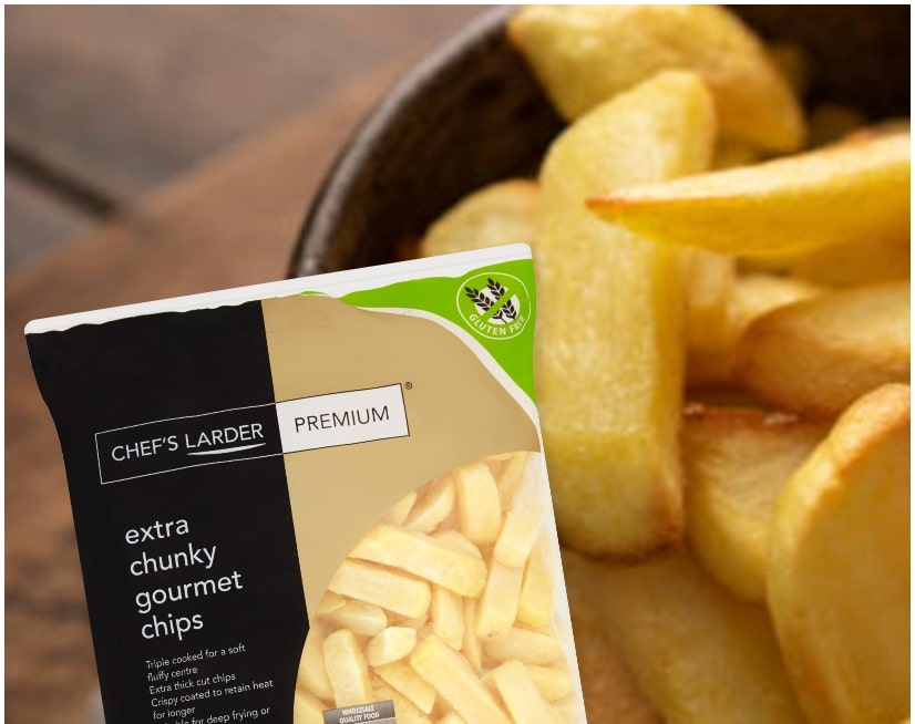 Chef's Larder Premium Extra Chunky Gourmet Chips